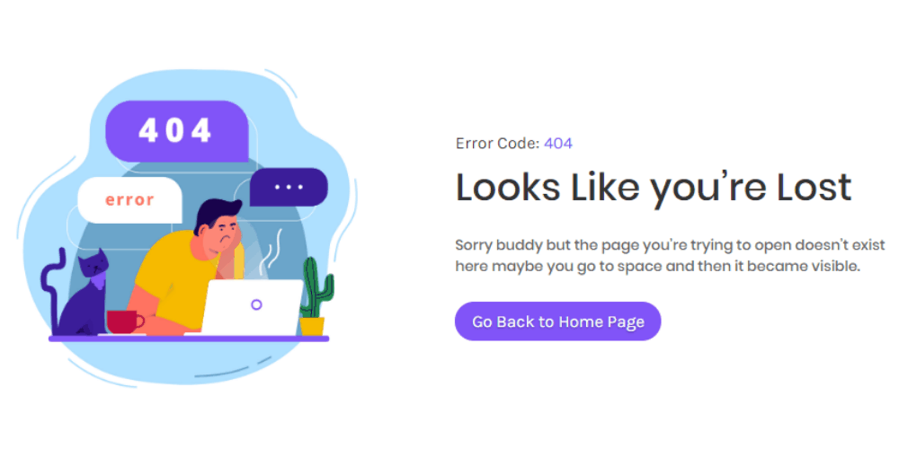 404 Error Page Design 2