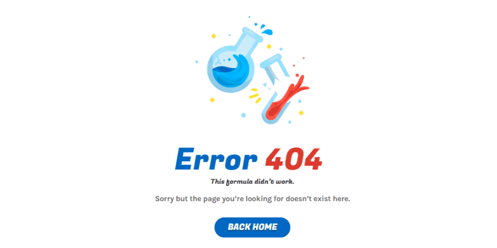 404 Error Page Design 4