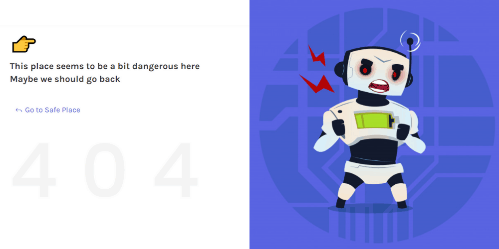 404 Error Page Design 5